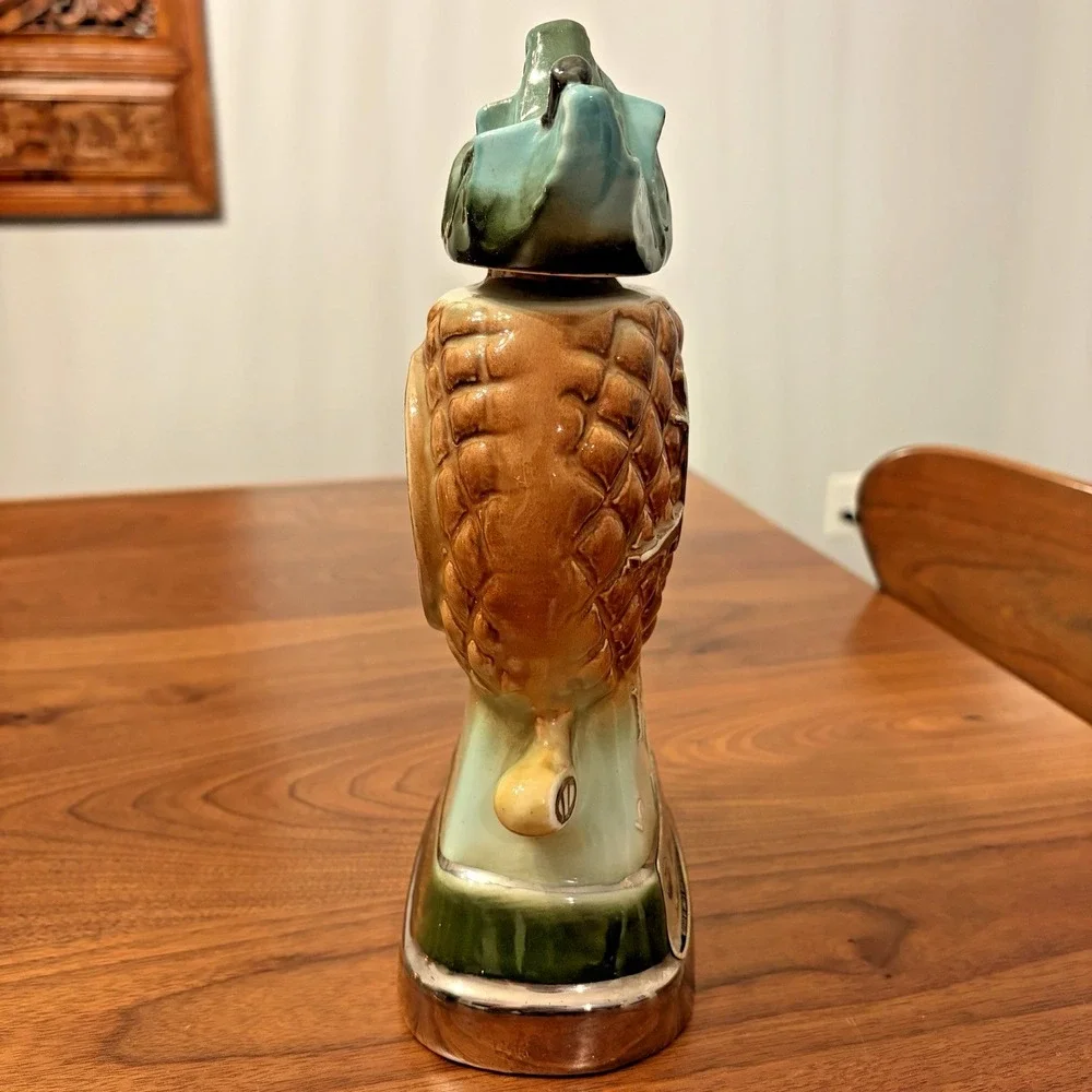 Vintage 1972 Jim Beam Hawaiian Open Pro-Am United Air Lines Decanter EMPTY